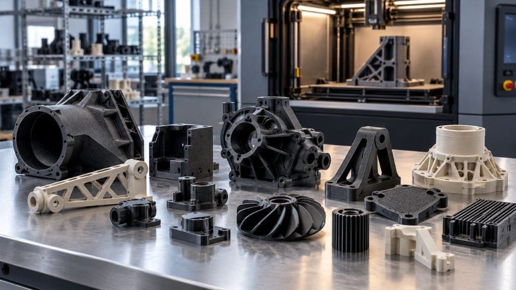 Functional polymer parts: enclosures, brackets, fixtures, and mechanism elements
